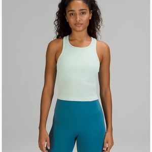 Lululemon Ebb to Street Cropped Racerback top NWT